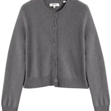 Кардиган с круглым вырезом