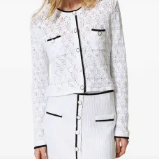 Юбка мини с декоративными пуговицами