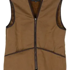 жилет с контрастной отделкой