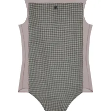 Боди illusion в ломаную клетку