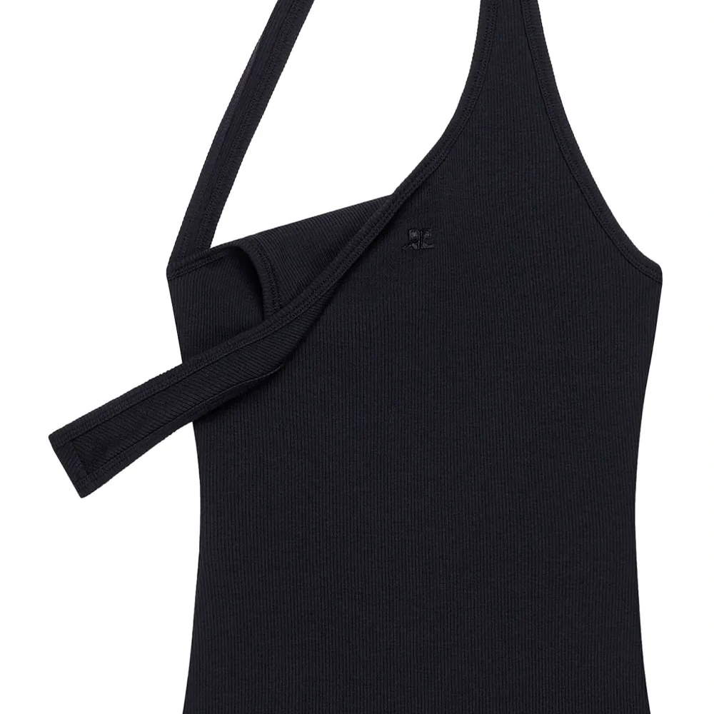 Топ асимметричного кроя в рубчик