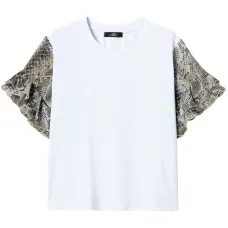 Футболка со змеиным принтом Футболка со змеиным принтом