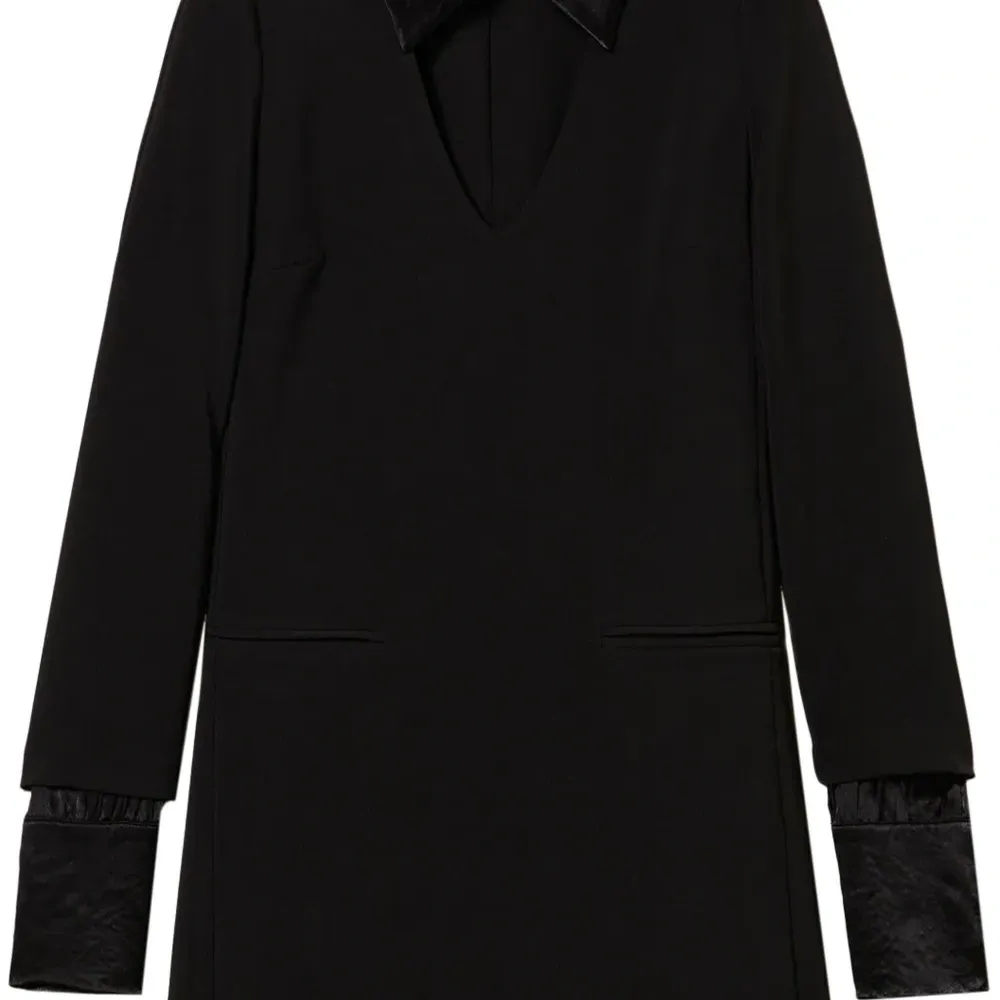 Креповое платье мини