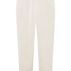 Атласные брюки прямого кроя