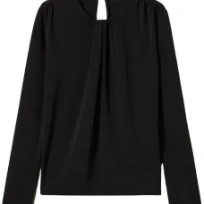 Блузка из джерси с драпировкой