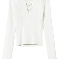 Свитер в рубчик