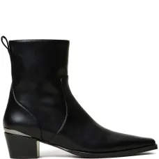 Ботильоны с ламинированными вставками Ботильоны с ламинированными вставками