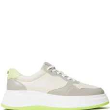 Кроссовки из искусственной кожи в стиле колор-блок