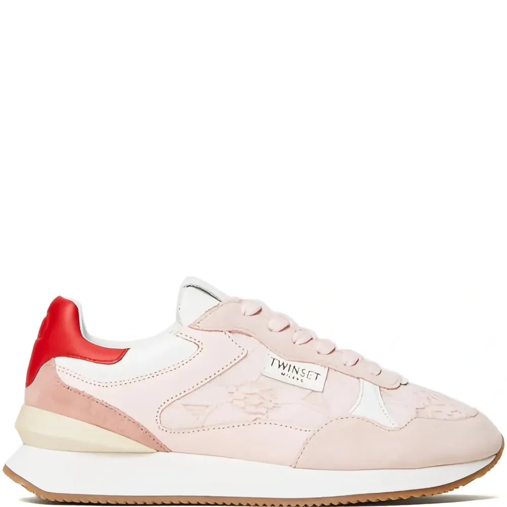 Кроссовки с кружевными вставками Кроссовки с кружевными вставками