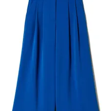 Фланелевые брюки палаццо