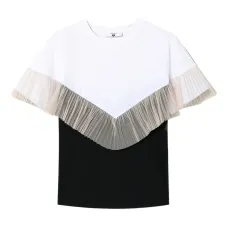 Футболка со складками Футболка со складками