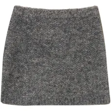 Юбка мини из ткани букле