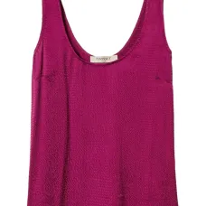 Атласный топ с эффектом чеканки Атласный топ с эффектом чеканки