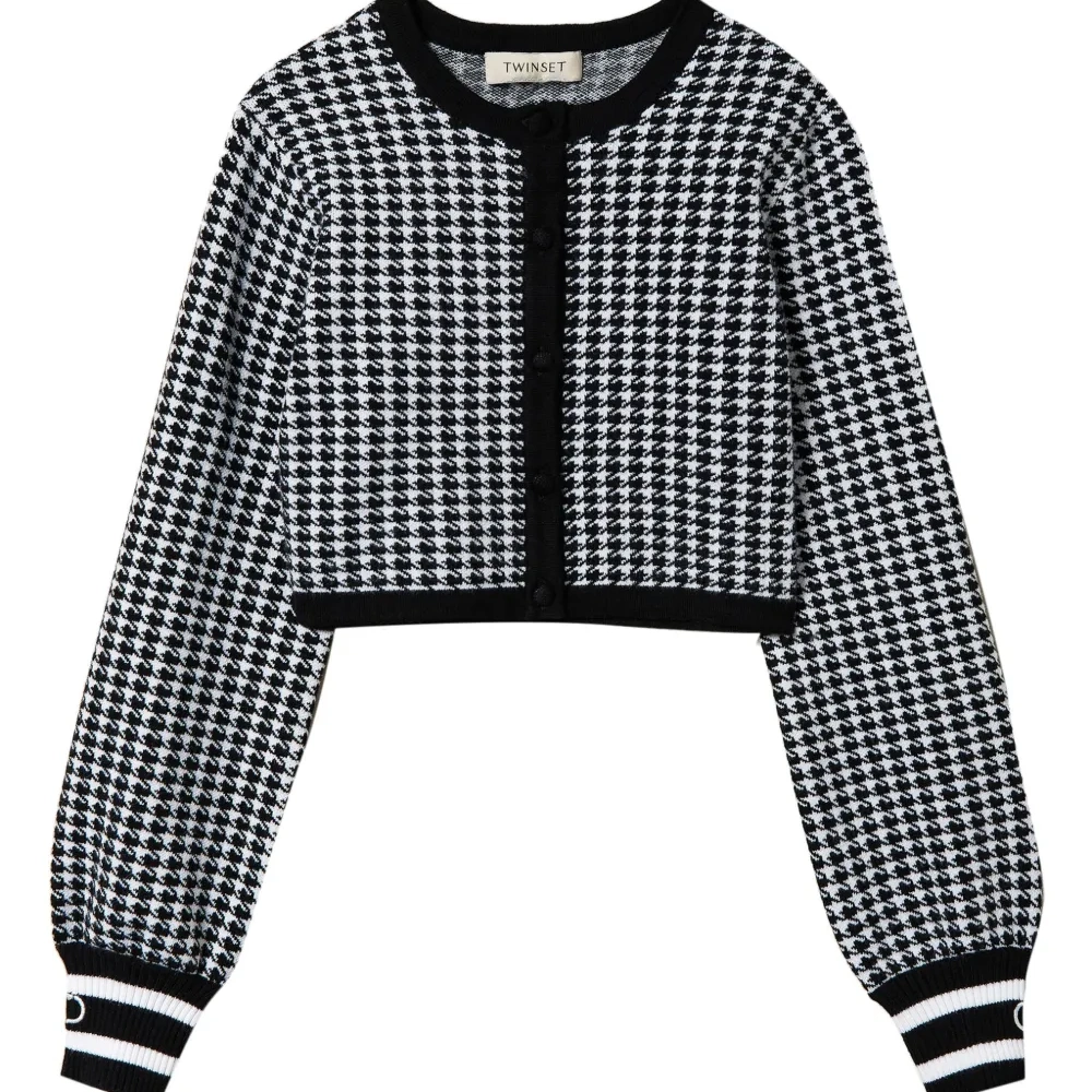 Жакет в ломаную клетку