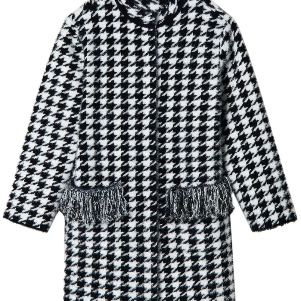 Жаккардовое пальто