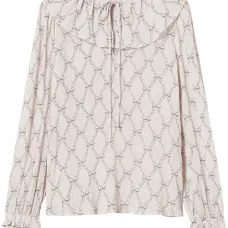 Блузка с графичным принтом