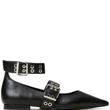 Балетки с ремешками