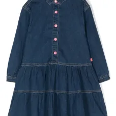 Джинсовое платье с пайетками