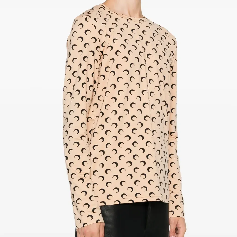 Футболка с узором Moonogram