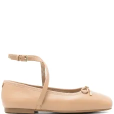 Балетки на плоской подошве