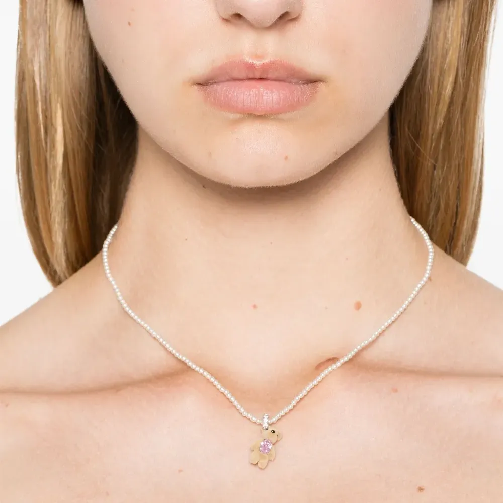 Колье Mini Flocked Bear