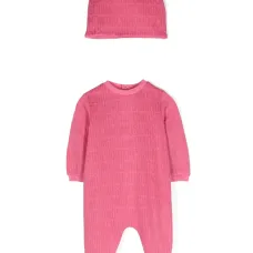 пижама с жаккардовым логотипом