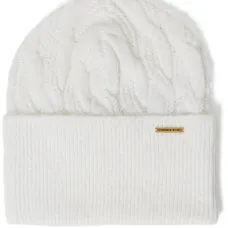 Шапка бини фактурной вязки