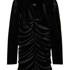 Платье мини со сборками