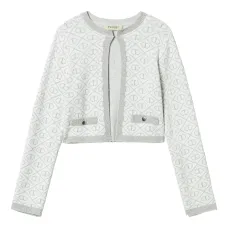 Жаккардовый кардиган Жаккардовый кардиган