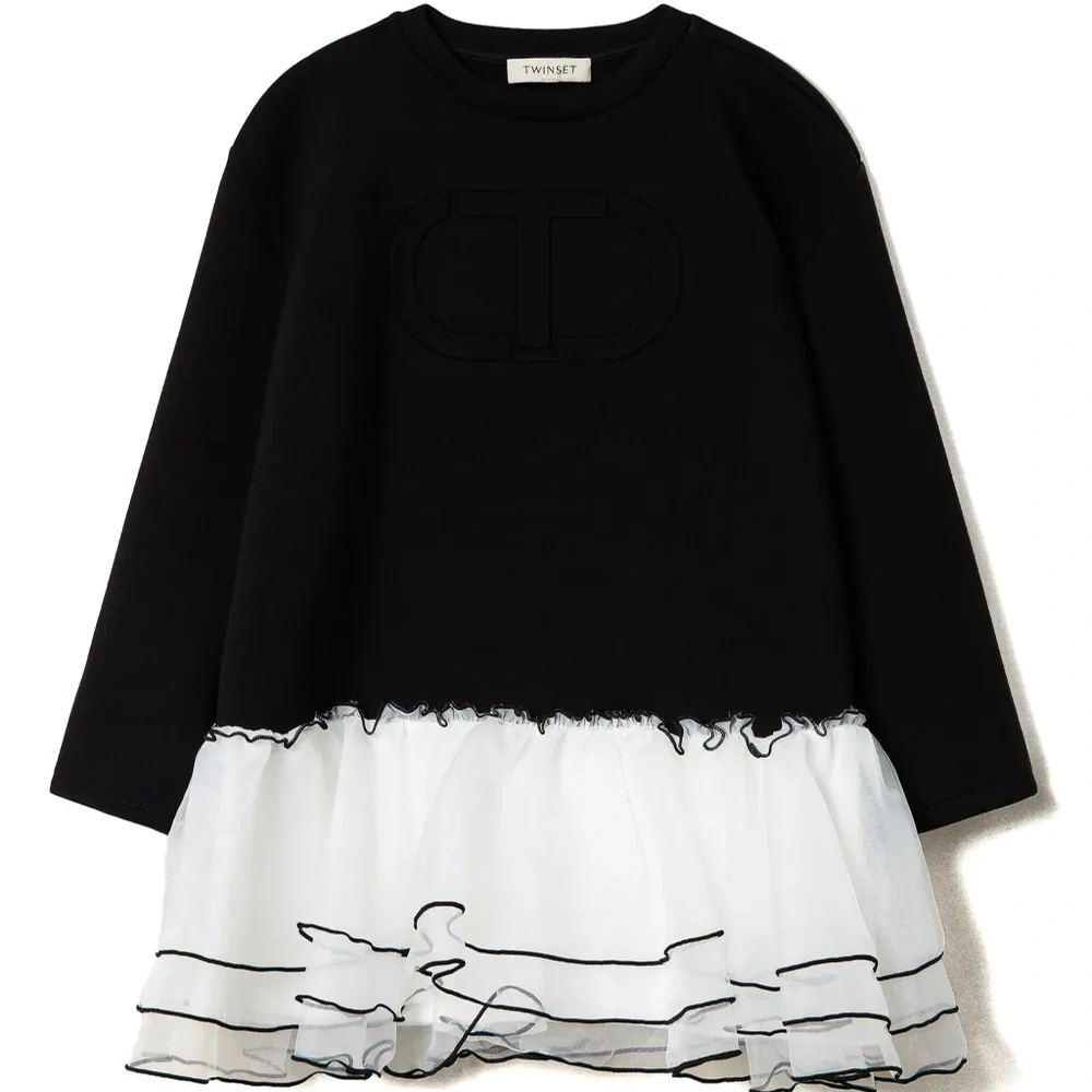 платье с оборками