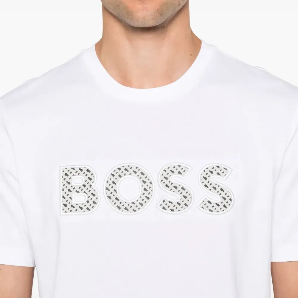 Футболка с нашивкой-логотипом