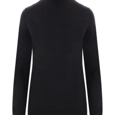 Трикотажная футболка с высоким воротником