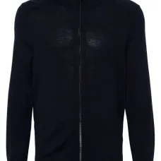 Кардиган с вышитым логотипом