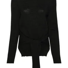 Свитер с завязками