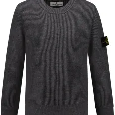 Шерстяной свитер в рубчик с нашивкой Compass