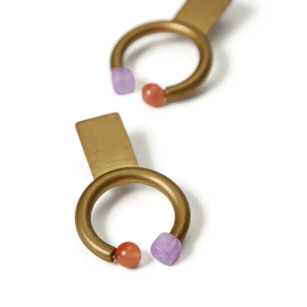 Декорированные серьги