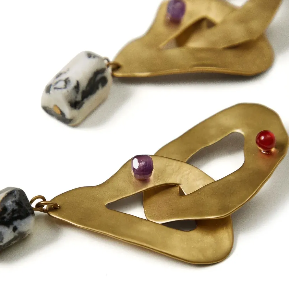 Цепочные серьги