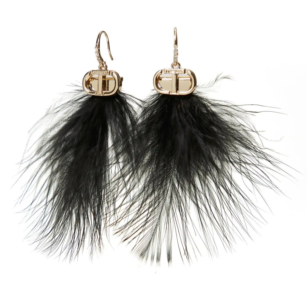 Серьги Feathers Oval T