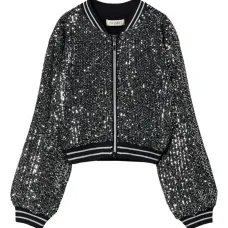 бомбер с пайетками бомбер с пайетками