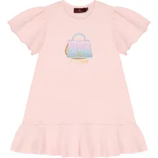 Расклешенное платье с принтом