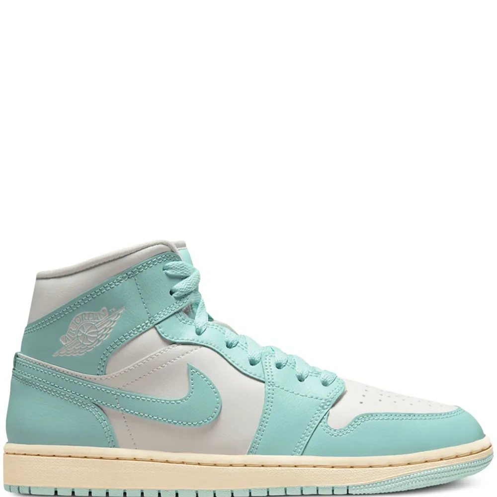 Кроссовки Air Jordan 1 Mid Sail/Light Dew/Muslin