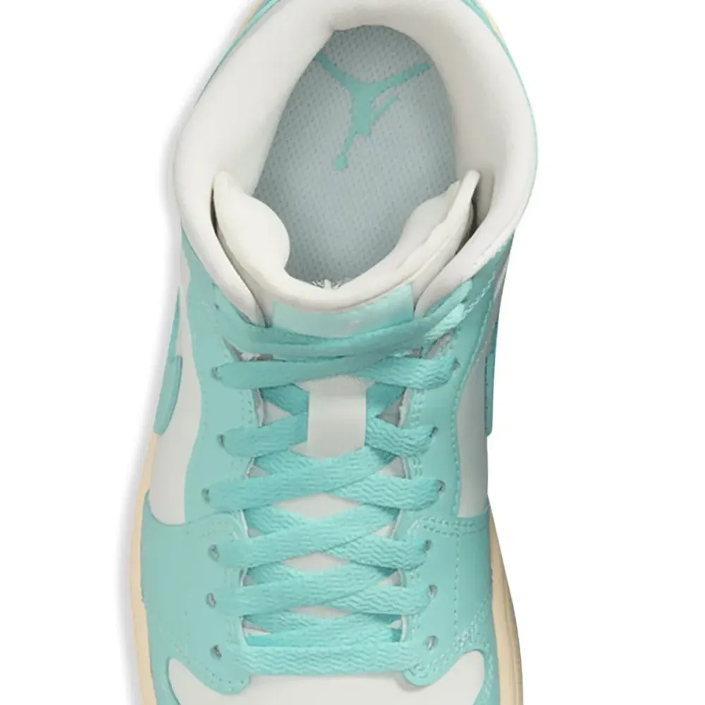 Кроссовки Air Jordan 1 Mid Sail/Light Dew/Muslin Кроссовки Air Jordan 1 Mid Sail/Light Dew/Muslin