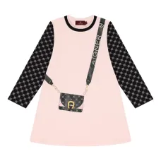 Платье с логотипом