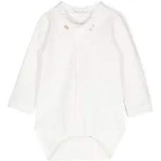 Боди с заостренным воротником