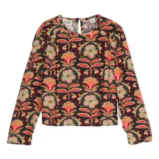 Блузка с цветочным принтом