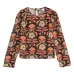 Блузка с цветочным принтом