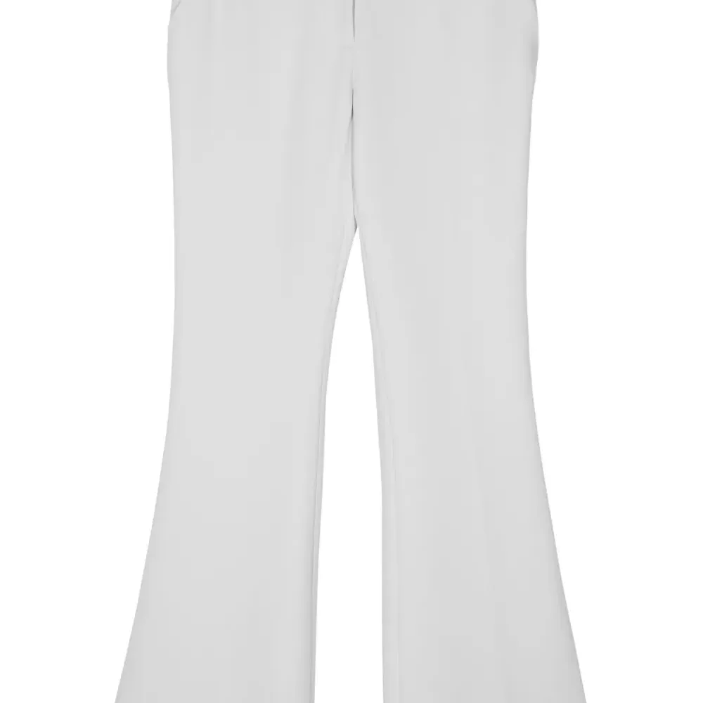 Расклешенные креповые брюки