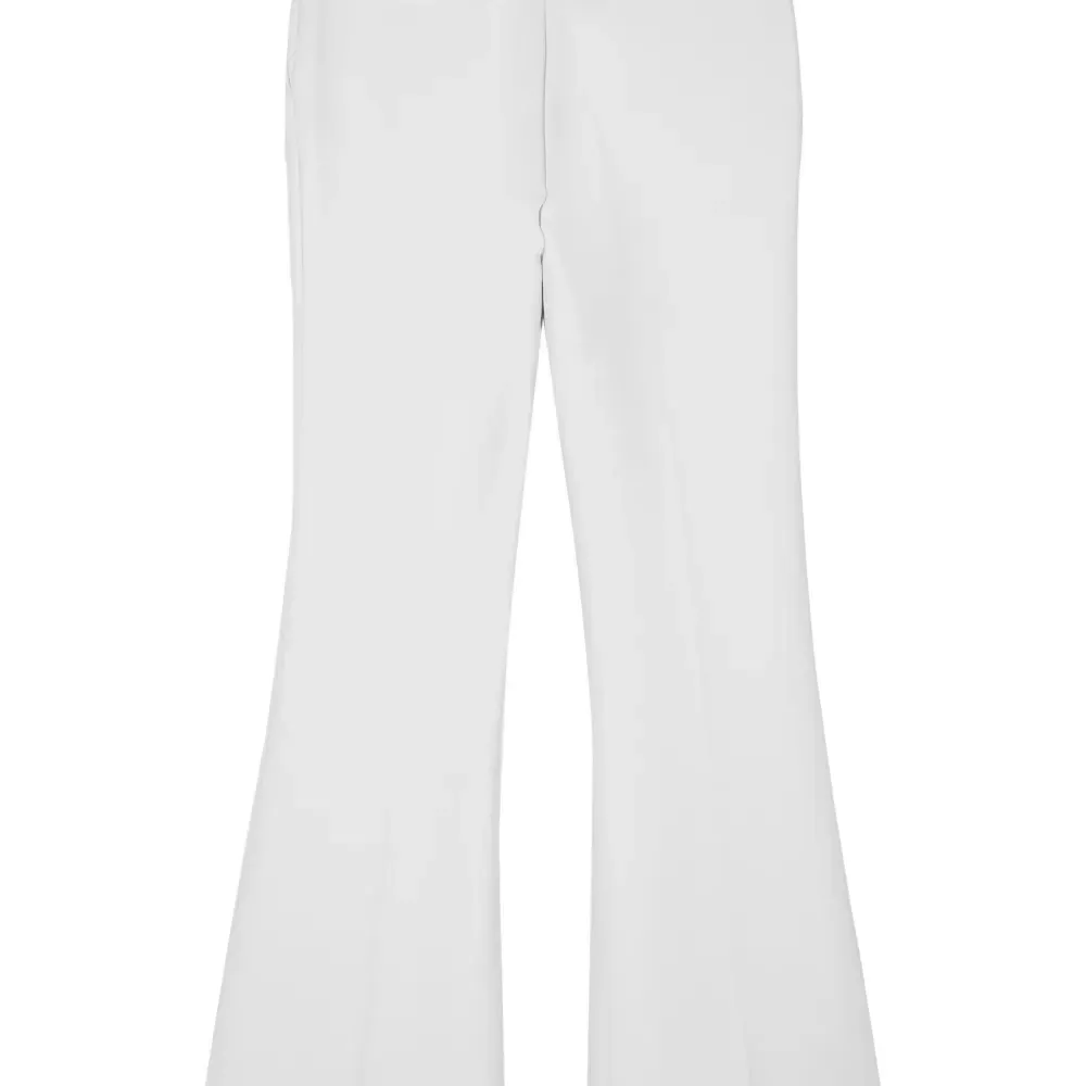 Расклешенные креповые брюки