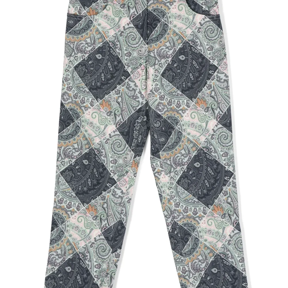 Брюки с принтом