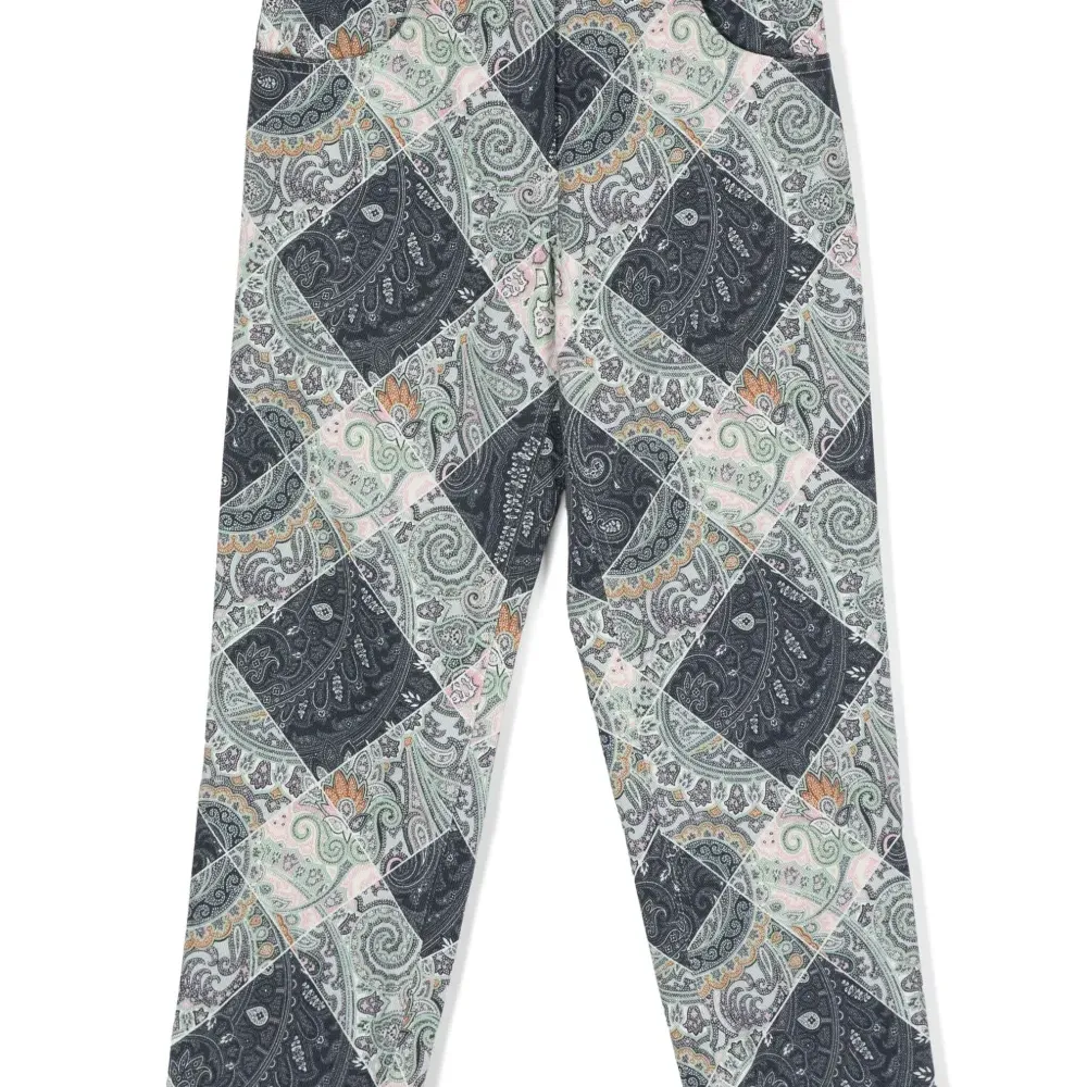 Брюки с принтом